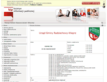 Tablet Screenshot of bip.radziechowy-wieprz.pl